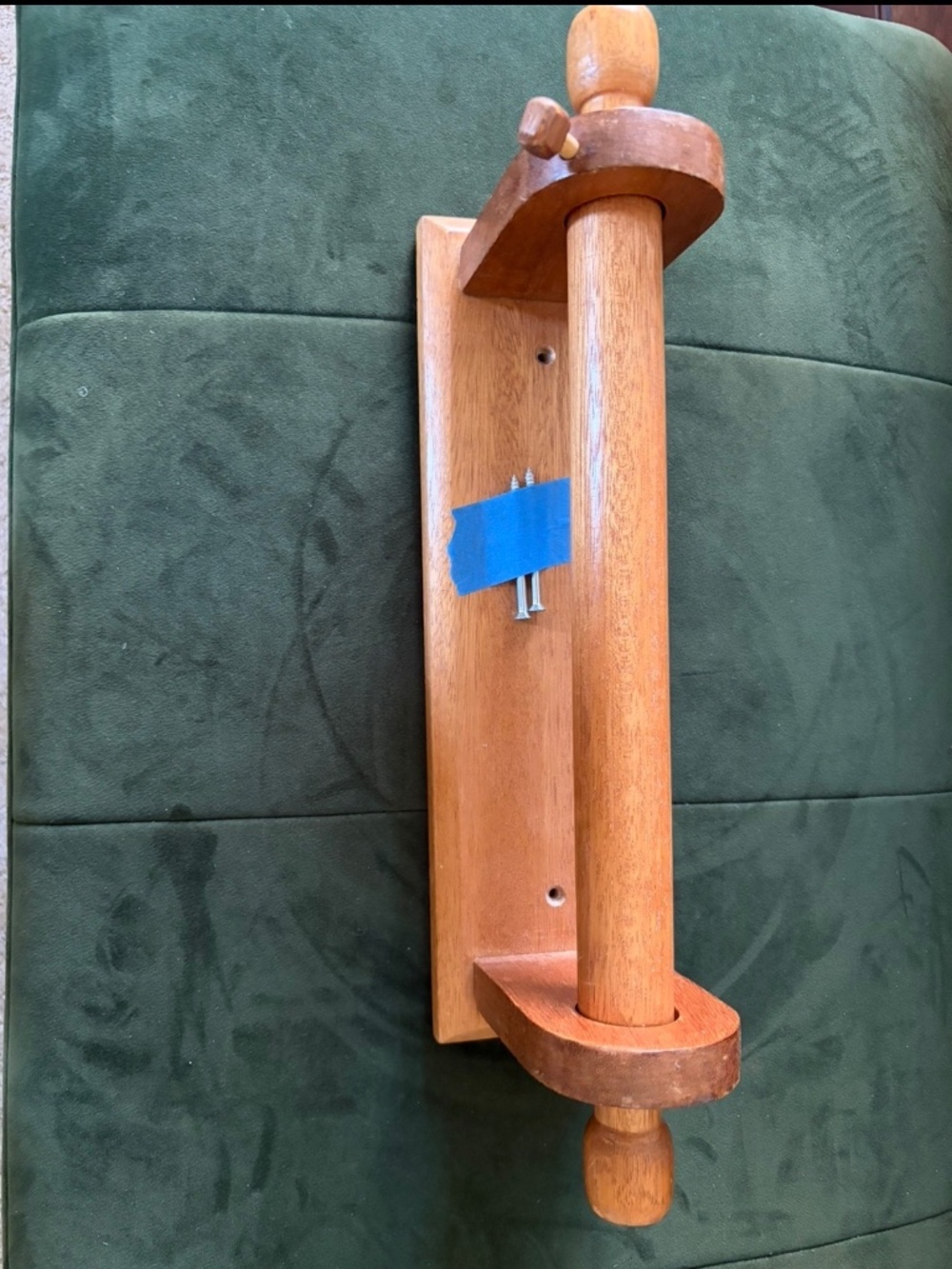 Wood Paper Towel Holder